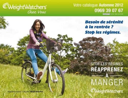 Photo illustrant une affiche publicitaire WeightWatchers® | Philippe DUREUIL Photographie