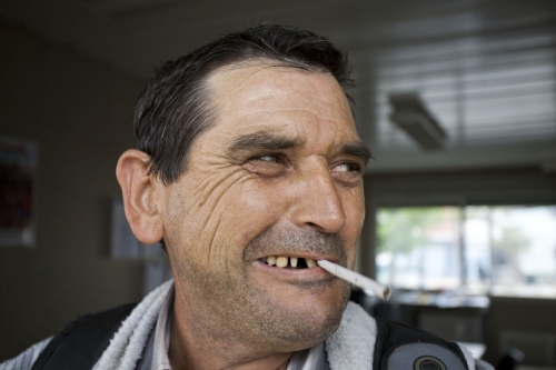 Portrait du chef de chantier pendant un reportage photo BTP | Philippe DUREUIL Photographie