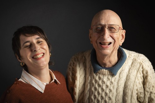 Séance de photo de famille en studio, un père et sa fille, heureux ! | Philippe DUREUIL Photographie