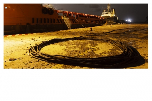 Port maritime industriel de nuit. | Philippe DUREUIL Photographie