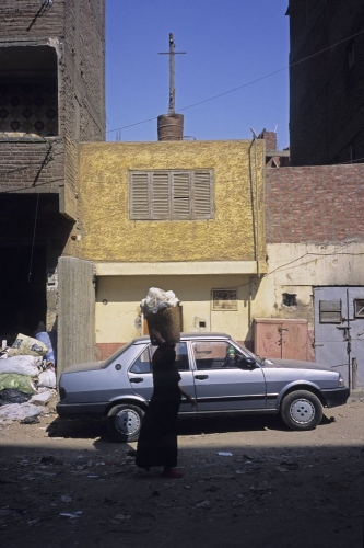 Devant la maison de Sœur Sara au Caire | Philippe DUREUIL Photographie