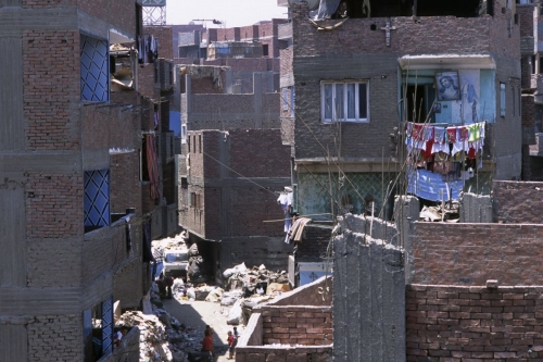 Le quartier du Mokattam vue depuis une terrasse | Philippe DUREUIL Photographie