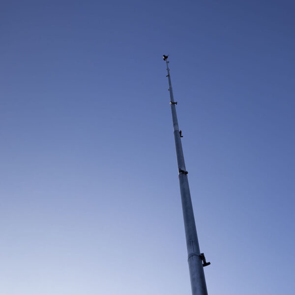 mât télescopique pour la photographie aérienne